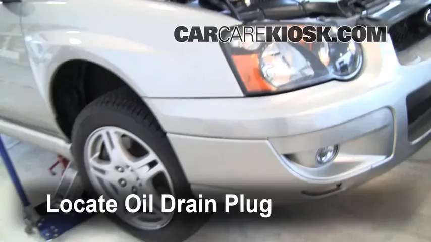 2005 Subaru Impreza WRX 2.0L 4 Cyl. Turbo Sedan Oil Change Oil and Oil Filter